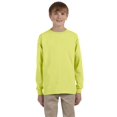 thumbnail image 1 of Jerzees T-Shirt à Manches Longues pour Jeunes 5.6 oz. Dri-Power ACTIVE - Vert Sécurité - m, 1 of 1