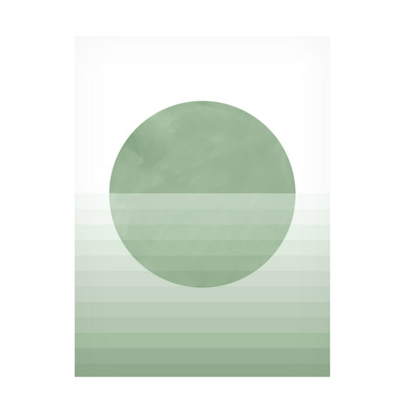 Trademark Fine Art Elena Ristova green16 Canvas Wall Art