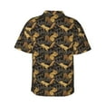 thumbnail image 3 of Goofa Squirrel Gathering Nuts Hawaiian Shirt for Men, Unisex Summer Beach Casual Short Sleeve Button Down Shirts,Aloha Tropical Floral print shirt-3X-Large, 3 of 9