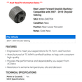 thumbnail image 2 of Rear Lower Forward Knuckle Bushing - Compatible with 2007 - 2010 Chrysler Sebring - AC Delco, 2 of 2