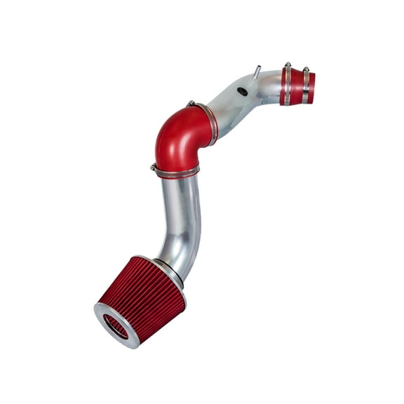 Rtunes Racing Cold Air Intake Airflow Induction Kit   Filter Combo RED Compatible For 04-08 Chevy Aveo 1.6L I4