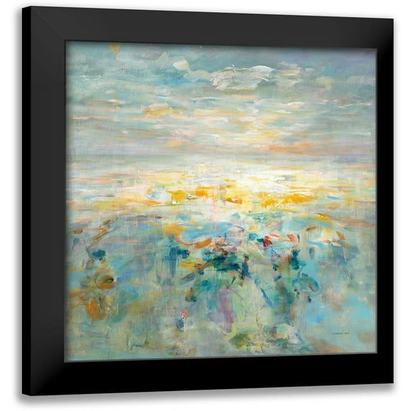 Nai, Danhui 12x12 Black Modern Framed Museum Art Print Titled - The Sea is Calling