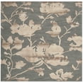 thumbnail image 2 of Safavieh Dip Dye Kayla Distressed Wool Area Rug, Gray/Beige, 7' x 7' Square, 2 of 7