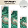 thumbnail image 4 of Green Marble Gold Wave Pattern Kitchen Rugs Sets Of 3,Kitchen Runner Rugs Non Skid Washable,Decorative Kitchen Floor Mats for Kitchen,Sink,Laundry,17"x30"+ 17"x47" + 17"x59", 4 of 6