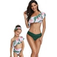thumbnail image 4 of Girls Swimsuit Two Pieces Bikini Set Ruffle Falbala Swimwear Bathing Suits, 4 of 7