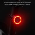 thumbnail image 4 of Naiovety Lámpara trasera inteligente para bicicleta, luz trasera con sensor de freno, luz trasera Led resistente al agua, advertencia, linterna de Ciclismo Naiovety OD032006-00B, 4 of 6