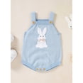 thumbnail image 4 of Blotona Baby Girl Boy Knit Rompers Bunny Sleeveless Sweater Bodysuit Jumpsuit My 1st Easter Outfit Cute Infant Sping Fall Clothes, 4 of 9