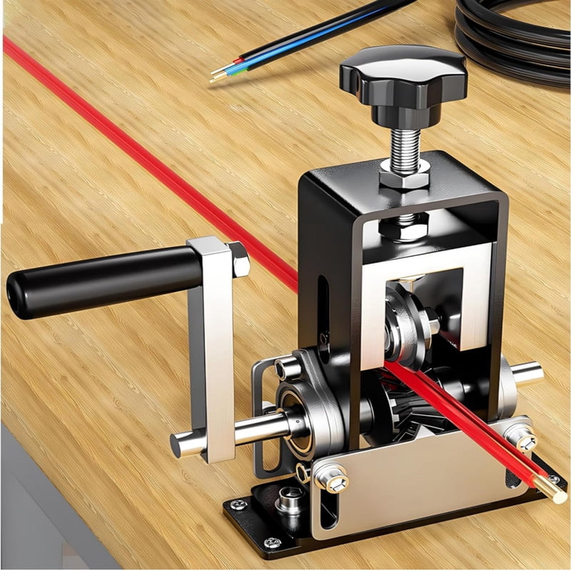 Manual Wire Stripping Powered Wire Stripper Machine Copper Wire Stripper Drill Portable Wire Stripper Electric Wire Stripping Tool 1-17mm Efficient Scrap Copper Recycling