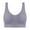 Gray, variant on HomeDM Womens Wireless Bras - Plus Size Solid Color Comfort Push Up Bra No Underwire Bras Full Support Lift Bralettes Everyday Seamless Tshirt Bras - Black/S