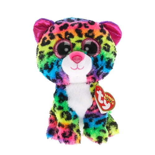 Ty Beanie Boo Boos 37189 Dotty The Rainbow Leopard Regular 15cm for sale online 