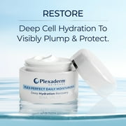 Plexaderm Plex-Perfect Daily Moisturizer Oil-free Cream With Hydrate-6 Complex 30 Ml 1 Fl