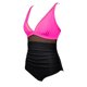 thumbnail image 5 of Traje de baño de verano para mujer, de color liso, con cojín en el pecho y sin soporte de acero, sin espalda, con tirantes, de nailon., 5 of 5