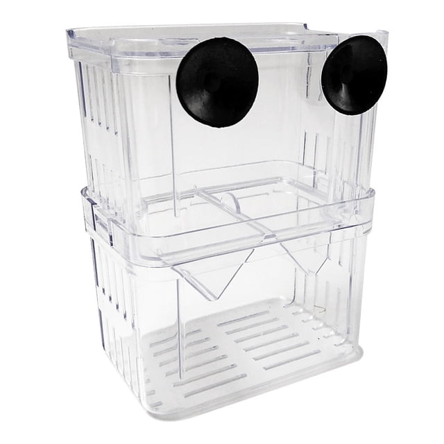 Caja De Aislamiento De Cría De Peces Transparente De Dos Pisos, Incubadora De Tanque De Peces De Criadero De Acuario, Casa De Peces Methold PT001337-00