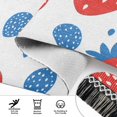 thumbnail image 6 of Yayeee Runner Rug for Bedroom 2'x6' Machine Washable Hallway Non Slip Mat, Playful Strawberries, 6 of 8