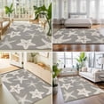 thumbnail image 4 of Area Rugs 2.7'x5', Grey Starfish Coastal Carpet Runner Indoor Outdoor Rugs Home Decor Aesthetic, Nautical Summer Ocean Abstract Art Non Slip Mats Washable Accent Rug for Living Room Bedroom, 4 of 8