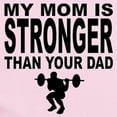 thumbnail image 2 of CafePress - My Mom Is Stronger Than Your Dad Body Suit - Baby Light Bodysuit, Size Newborn - 24 Months, 2 of 4