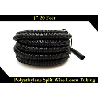 5/8 Diameter Split Wire Loom Flex-Guard Convoluted Tubing