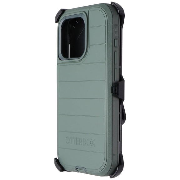 OtterBox Defender Pro Case and Holster for iPhone 15 Pro - Forest Ranger