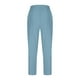thumbnail image 4 of Pantalones anchos de lino para mujer con cintura elástica - Pantalones holgados y casuales con bolsillos para el verano y la playa, 4 of 6