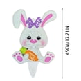 thumbnail image 4 of YWIYIUD 1PCS Cute EasterBunny Garden Stake Wooden BunnyDecorative Garden Stakes Easter Decorations Welcome Signs Rabbits Happy Easter Spring Decor for Outdoor Festival Home Party Supplies, 4 of 5