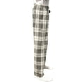 thumbnail image 2 of Ventana Men's Plaid Pajama Pants | Fleeced Flanned Sleep Home Loungewear Bottom, 2 of 4