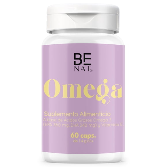 Omega 3 BENAT con EPA y DHA, 60 Cápsulas