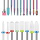 thumbnail image 1 of Juego de cortadoras de fresado con cabezal de esmalte de uñas de 13 piezas, utilizado para la belleza de las uñas, desbarbado de Gel, piel muerta, accesorios de máquina pulidora automática, 1 of 5