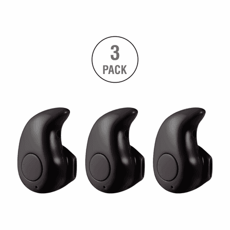 3 Units Professional Mini Invisible Wireless Bluetooth 10.0 Stereo In-Ear Headset Earphone Earbud Earpiece with Hands-free Calling and (Best Earbuds Under 40)