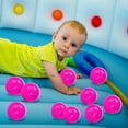 thumbnail image 4 of ZHMRFG Inflatable Balls,2.17In 100Pcs Thick Plastic Wave Ball Puncture Resistant Bright Color Easy Inflation Decor for Pool Beach Backyard Party Family Gathering Indoor Outdoor Entertainment Decors, 4 of 6