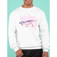 thumbnail image 2 of Roaring T-rex Sweatshirt Men -Image by Shutterstock, Male x-Large, 2 of 4