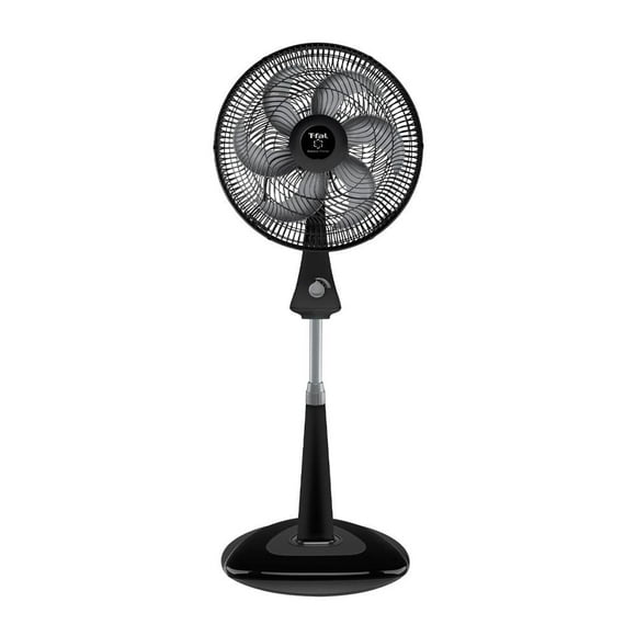 Ventilador T-fal Silence Force De Pedestal 18 Pulgadas Negro VE7700X0