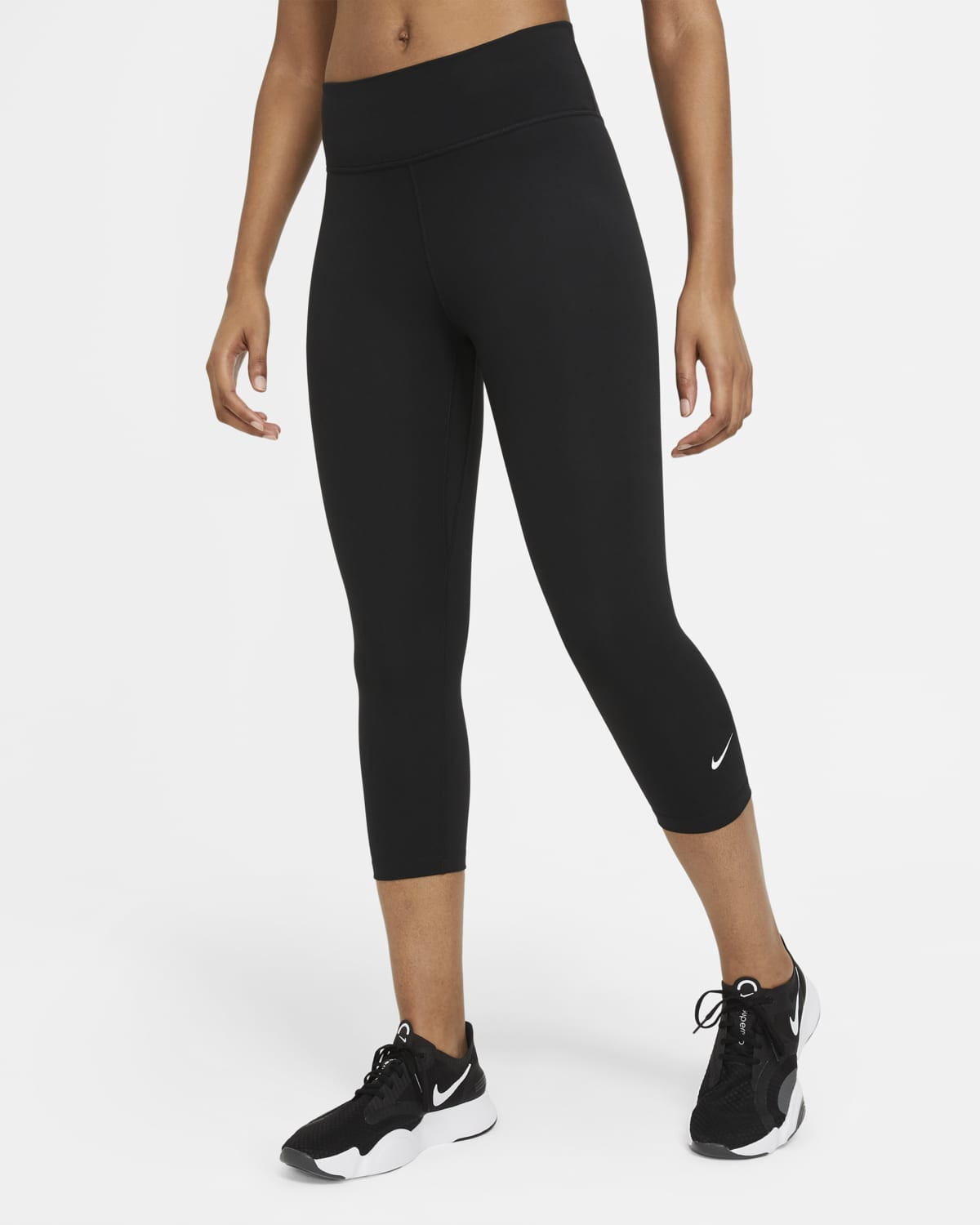zoet Conceit Krankzinnigheid Nike Therma-FIT One Women's Mid-Rise Leggings, Black/White, L - Walmart.com
