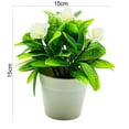 thumbnail image 7 of Travelwant Artificial Potted Flower Fake Flowers in Pot Silk Rose Bouquet Decoration Fake Plants Floral Arrangement for Table Centerpieces Home Office, 7 of 7