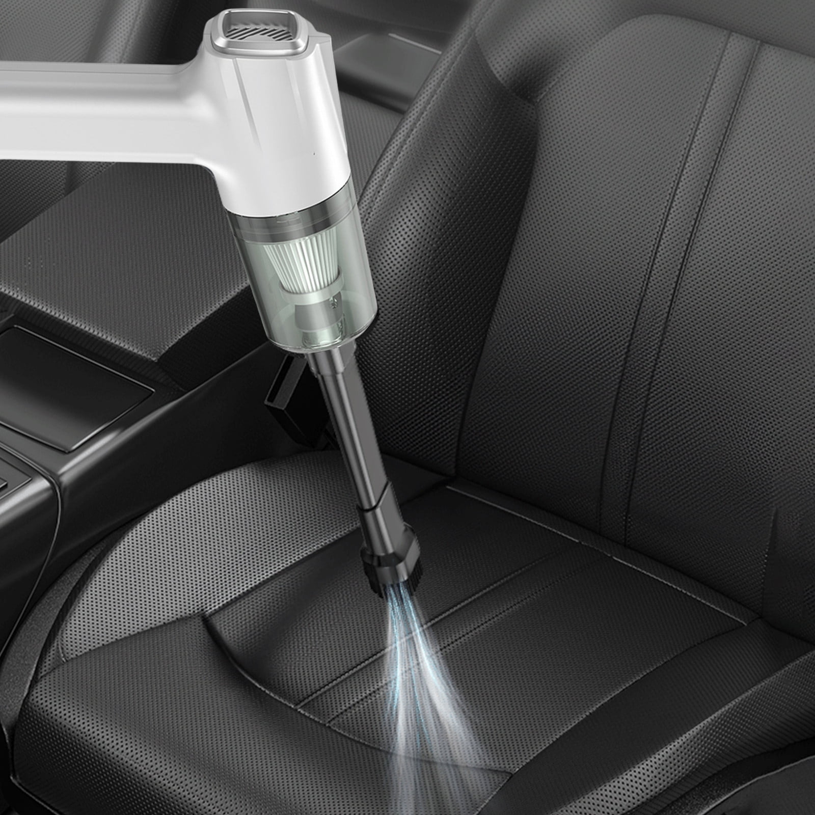Nilvkv Car Vacuum Cleaner Suction Power Household Brushless Small Portable Car Wireless Temperature Control Energy Saving Multiple Modes
