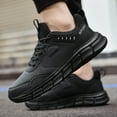 thumbnail image 6 of Sngxgn Mens Air Running Shoes Lightweight Sport Gym Jogging Walking Sneakers(Black,42), 6 of 8