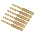 thumbnail image 1 of Unique Bargains 7/32 Inch Diamond Chainsaw Sharpener, 6 Pack Titanium Plating Sharpening Stone, Golden, 1 of 4