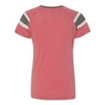 thumbnail image 3 of Augusta LADIES FANATIC TEE Rd/SL/WH M, 3 of 3