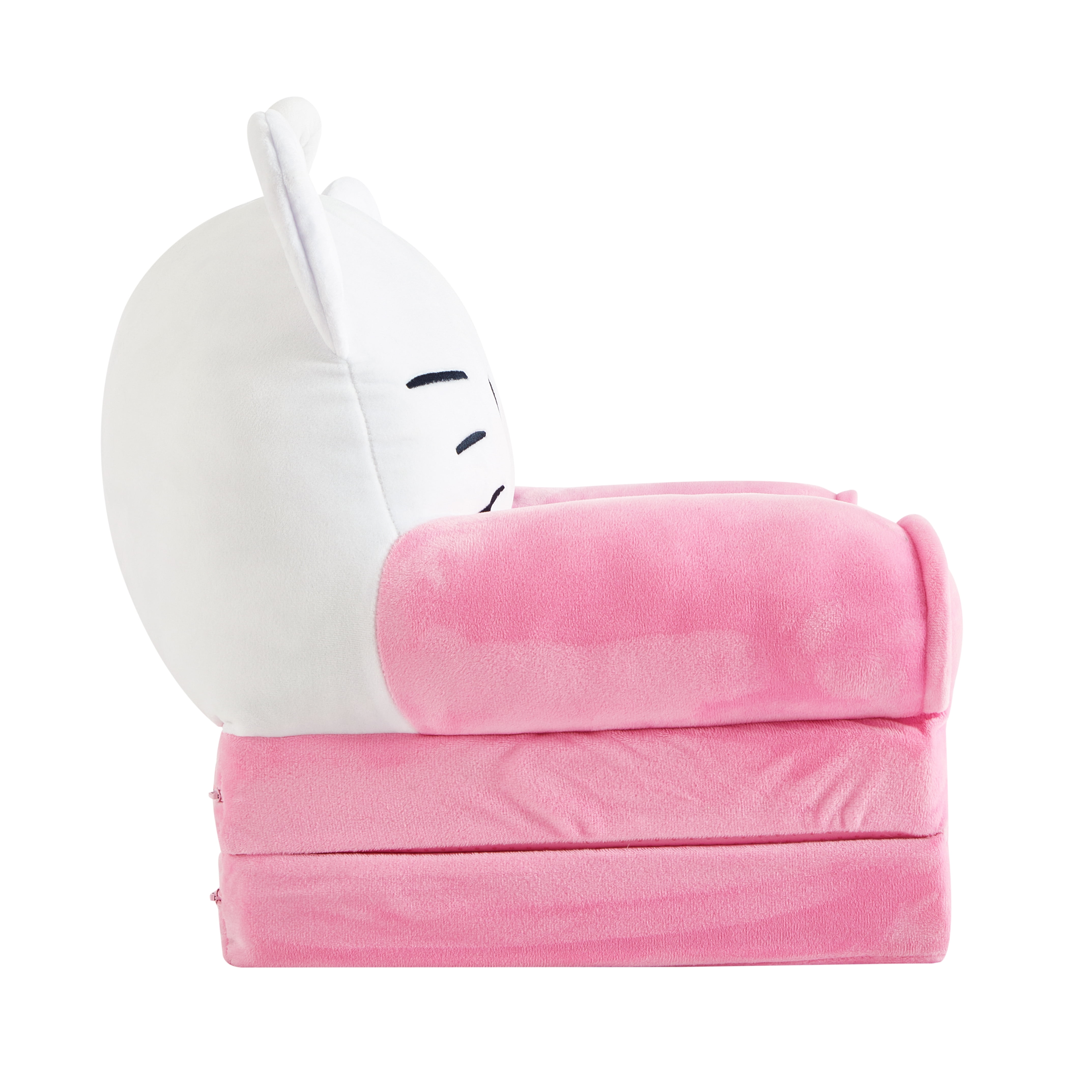 Toddler Hello Kitty Pink & White Polyester 2-in-1 Flip Out Chair