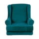thumbnail image 1 of Funda de muebles con súper elástica, elegante funda de poliéster para asiento de sillón, muebles, decoración para hogar, antideslizante, lavable Verde brillante, 1 of 9