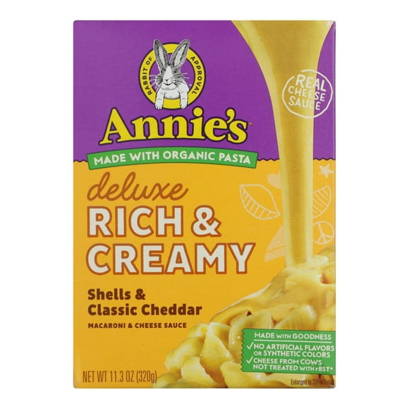 Annie's Homegrown - Mac&chs Dlx Shl Chd - Caisse de 12 - 11,3 Oz