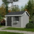 thumbnail image 2 of Little Cottage Co. 8x12 Colonial Pinehurst Shed with Operable Window, Outdoor Wood Storage Do-It-Yourself Precut Kit, 2 of 13