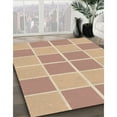 thumbnail image 3 of Ahgly Company Machine Washable Indoor Rectangle Transitional Sunrise Orange Area Rugs, 7' x 10', 3 of 7