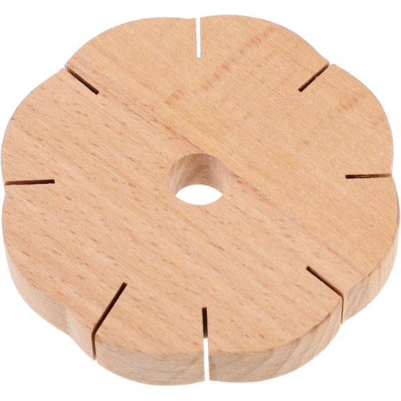 3pcs Round Thread Square Weaving Plate Kumihimo Bracelet Handmade Board Wooden Disk Beaded Wool Braiding Wood DIY Rope Cord Crafts Fine Braid Device Poratble Disc Knitted Wire