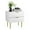 White, variant on Smuxee Modern Nightstand Set of 2 with Wave Pattern,Side Tables for Bedroom with 2 Drawer,Black