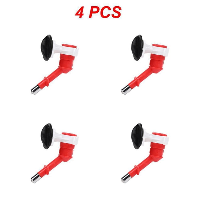 1~5PCS Save Space Pet Water Dispenser Portable Durable Dog Drinker Rugged And Durable Suspension Function Hanging Nozzle Style A 4pcs