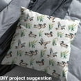 thumbnail image 2 of Manfei Wild Mallard Duck Fabric by the Yard (1 Yard), Hunting Theme Decorative Fabric by the Yard, Botanical Grass Leaves DIY Fabric, 2 of 6
