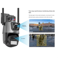 thumbnail image 6 of 6MP 360° Camera Wifi Outdoor Dual Screens AI Auto Tracking Wireless Surveillance Camera US Plug, 6 of 8