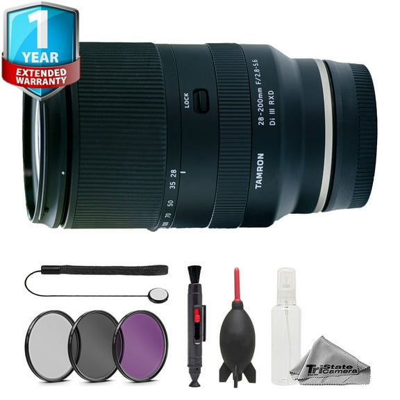 Tamron 28-200mm f/2.8-5.6 Di III RXD Lens - 7pc Essentials Bundle  1 Yr Warranty