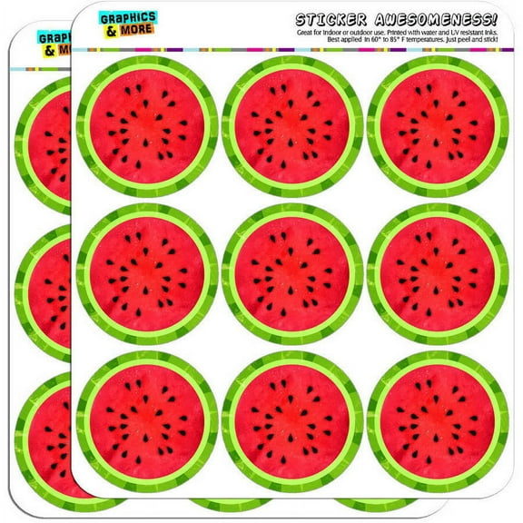 Watermelon 18 2" Planner Calendar Scrapbooking Crafting Stickers