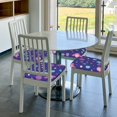 thumbnail image 5 of Kdxio Chair Seat Covers Space Print Chair Covers for Dining Room Square Washable Chair Protector Seat(Six Piece), 5 of 5